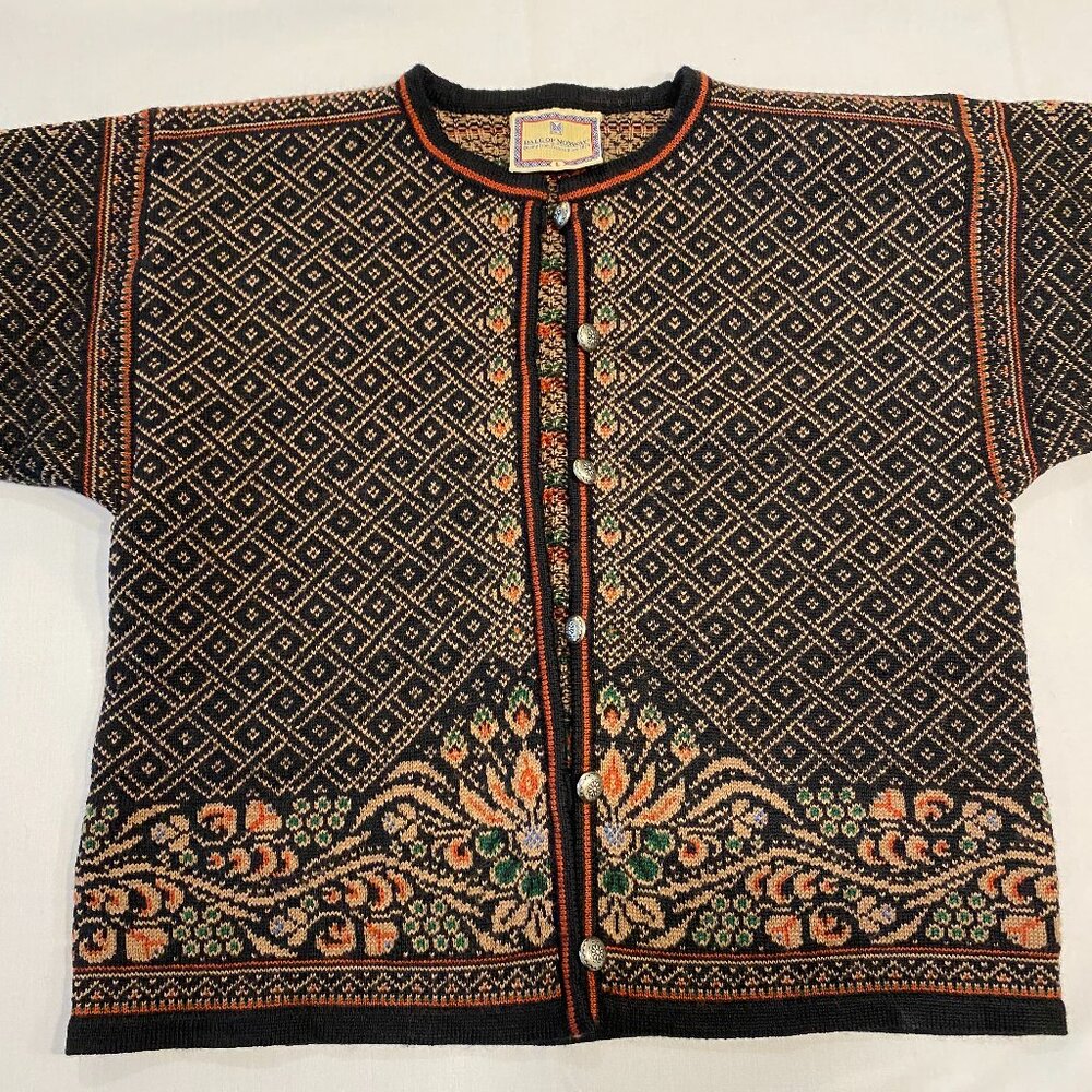 Dale of Norway Vintage Sweater Large Black NWOT
